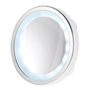  Danielle LED White Suction Cup Mirror Beauty