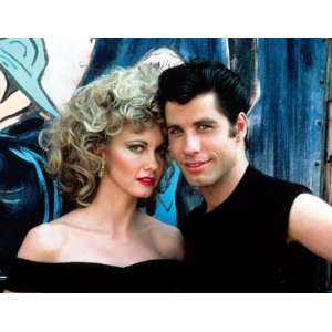  Grease Cast Movie Poster Sandy And Danny