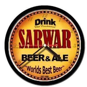  SARWAR beer and ale cerveza wall clock 