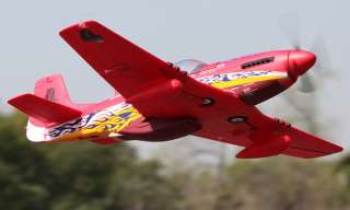 Starmax 1600mm/63 P 51 Mustang Dago Red Electric R/C RC Airplane 