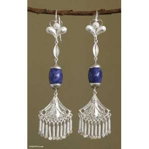  Sodalite earrings, Daring Blue Jewelry