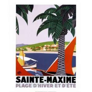  Sainte Maxime   Poster by Rodger Broders (16x20)