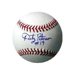  Fritz Peterson autographed Baseball