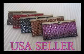 NEW Women Ladies Lady ★Clutch★ Wallet Purse   5 Colors   Red 