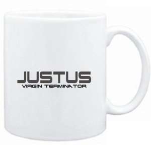   Mug White  Justus virgin terminator  Male Names