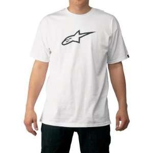  Alpinestars Speed and Style T Shirt , Color White, Size 
