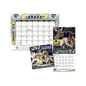  Licensing San Diego Padres 2010 Desk & Wall Calendar   San Diego 