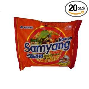 Samyang Ramen, 4.23 Ounce Units (Pack of 20)  Grocery 
