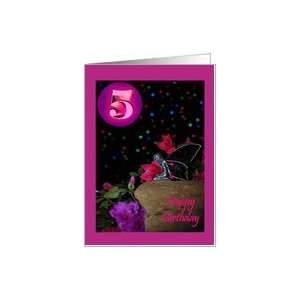  MAGICAL MYSTICAL FAIRY GARDEN FIVE 5 YEAR OLD 5TH FIFTH 