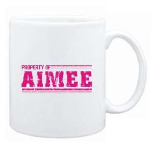  New  Property Of Aimee Retro  Mug Name