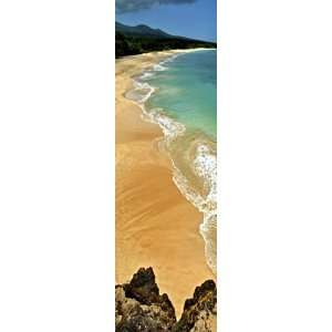  Canvas Wrap   Maui Landscape Series Makena Beach   6x18 
