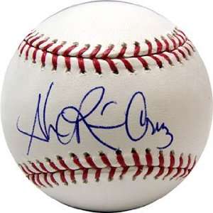 Alex Rios Cruz Autographed Baseball 