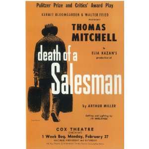  Death Of A Salesman (Broadway)   Movie Poster   27 x 40 
