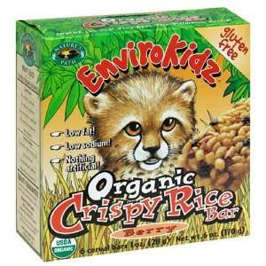  Envirokidz Organic Crispy Rice Bar, Berry Blast, 6 oz 