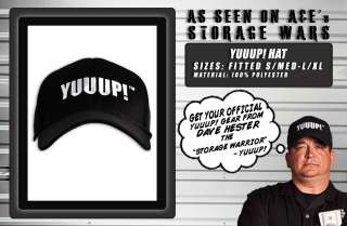 OFFICIAL Dave Hester YUUUP Hat As Seen On Storage Wars  