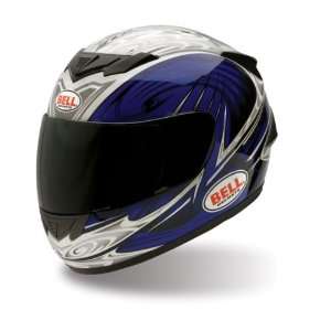  Bell Apex Edge Blue/Silver Full Face Street Helmet   Size 