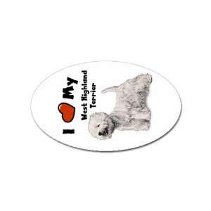   My West Highland Terrier Westie Sticker Decal Arts, Crafts & Sewing
