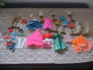 Vintage Topper Dawn Doll Doll Clothes Shoes Purses & Accessories Lot 