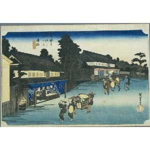  FRAMED oil paintings   Ando Hiroshige   24 x 16 inches 