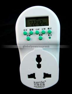 Digital 7 day 24h Time Switch Timer AC POWER Controller  