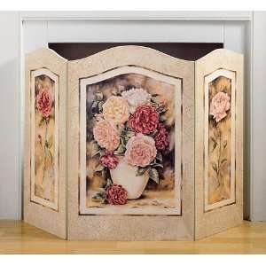  Cabbage Rose Decorative Screen