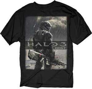 HALO ODST Rain Video Game T shirt BRAND NEW  