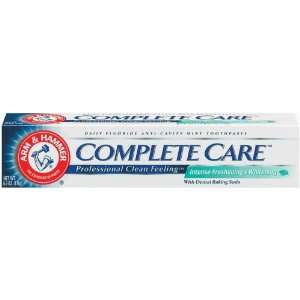 Arm and Hammer Complete Care Fluoride Anti Cavity Toothpaste Intense 