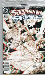 DC Comics Superman Red Superman Blue #1 3D Original Bag  