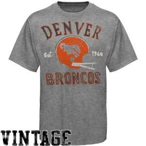  Junk Food Denver Broncos Steel Vintage Premium T Shirt 
