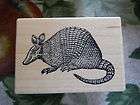 Rubber Stamp PSX C 719 Armadillo Banded Animal Realistic Textured 