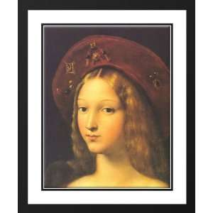  Joanna of Aragon [detail] 25x29 Framed and Double Matted 