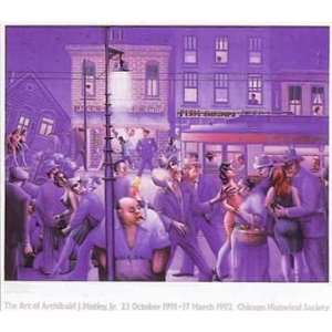  Casey Mae In The Street by Archibald Motley. Size 26.5 