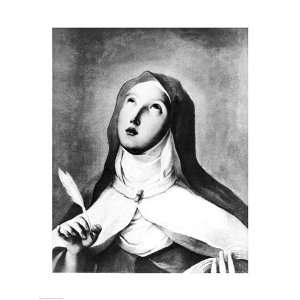  St. Theresa of Avila Finest LAMINATED Print Francisco De 