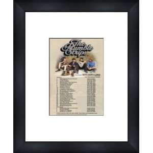 RUMBLE STRIPS UK Tour 2007   Custom Framed Original Ad   Framed Music 