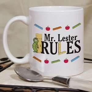  My Teacher Rules Coffee Mug