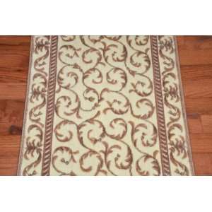   Scrollwork Carpet Rug Hallway Runner   Purchase by the Linear Foot