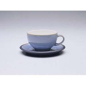  Denby Stoneware BLUE JETTY Breakfast Saucer Kitchen 