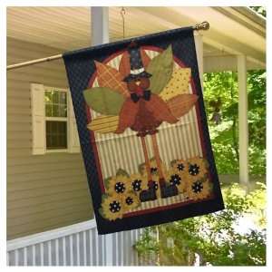  Quilted Thanksgiving Flag   Banner Patio, Lawn & Garden