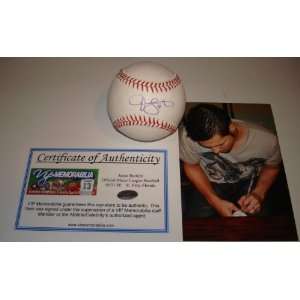  Jason Bartlett Autographed Baseball   Official Major 
