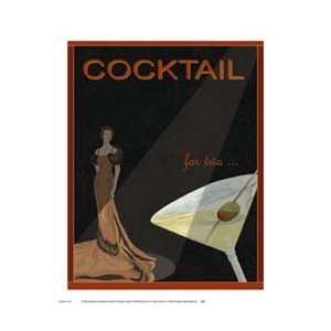 Kathleen Richards Babcock Cocktail 13x16 Poster Print  