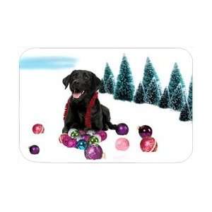  Black Labrador Retriever Tempered Cutting Board Christmas 