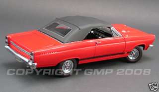GMP 1967 FAIRLANE GT CONVERTIBLE FORD RED/BLACK STRIPE 118 diecast 