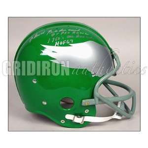 Chuck Bednarik Autographed Helmet   Game Model  Sports 