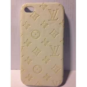  Designer Back Case Cover for iPhone 4G 4S Off White Color 