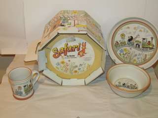 Denby Safari Stoneware Child Plate Mug Bowl Set BOXED  