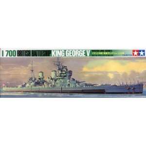   700 British King George Battleship (Plastic Model Ship) Toys & Games