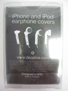 You are bidding on a NEW IN BOX DEOS Iphone Ipod Earphone Covers 