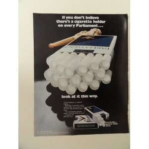   print ad (holder on every cigarette.) Orinigal Magazine Print Art