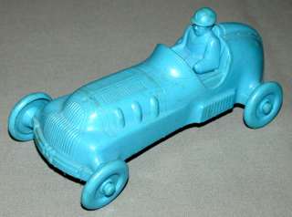 1960s Reliable Plastic Toy Racing Car With Driver  