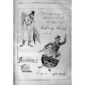  1901 Advertisement Beechams Pills Saint Helens Medicine 